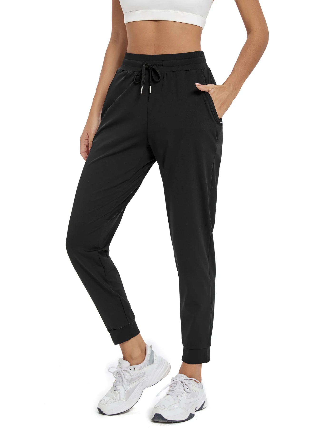 Women Joggers With Pockets High Waisted Athletic Yoga Pants