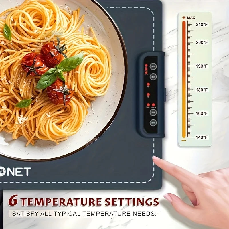 Food Heating Pad With Graphene Heating Film For Fast Full Surface Heating