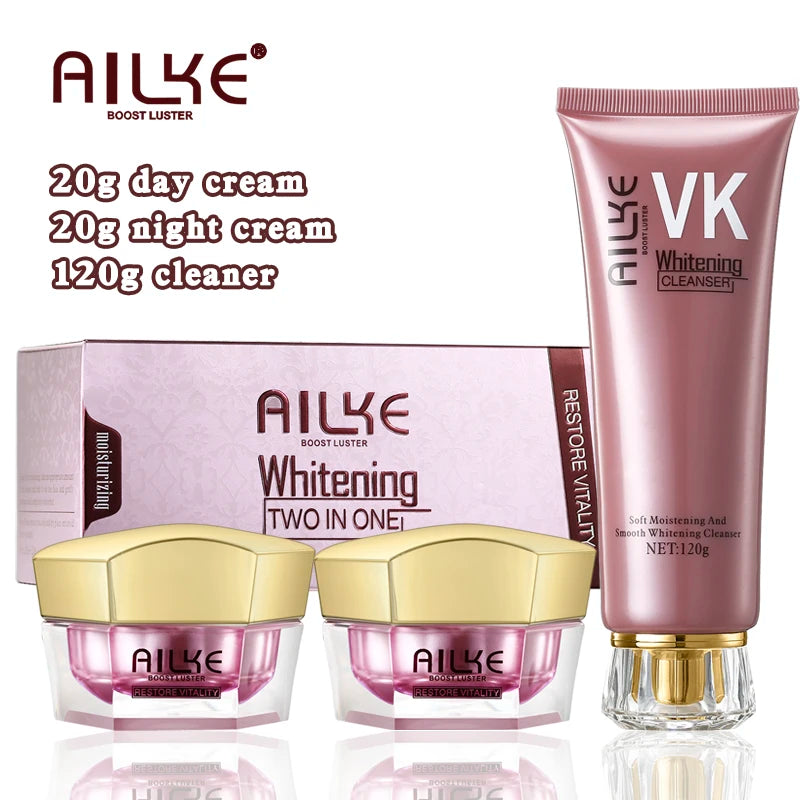 AILKE Skin Radiant Facial Cream Sodium Hyaluronate Brightening Moisturizing