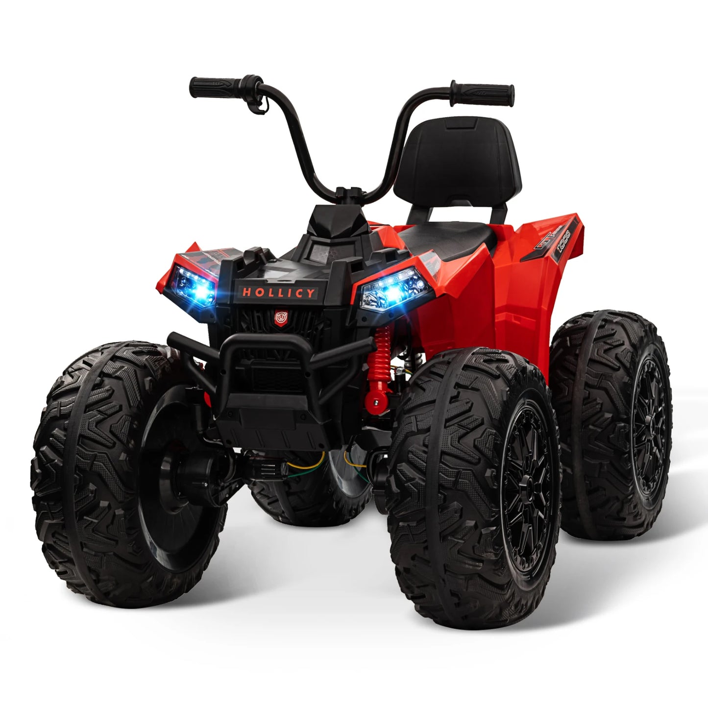 HiMISSE Kids Electric ATV 24V Ride On Car Bluetooth LED