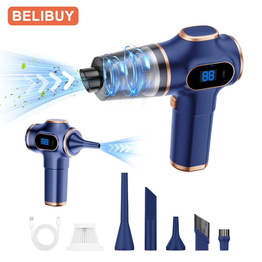 Portable Handheld Vacuum Cleaner With Long Battery Life Car Home