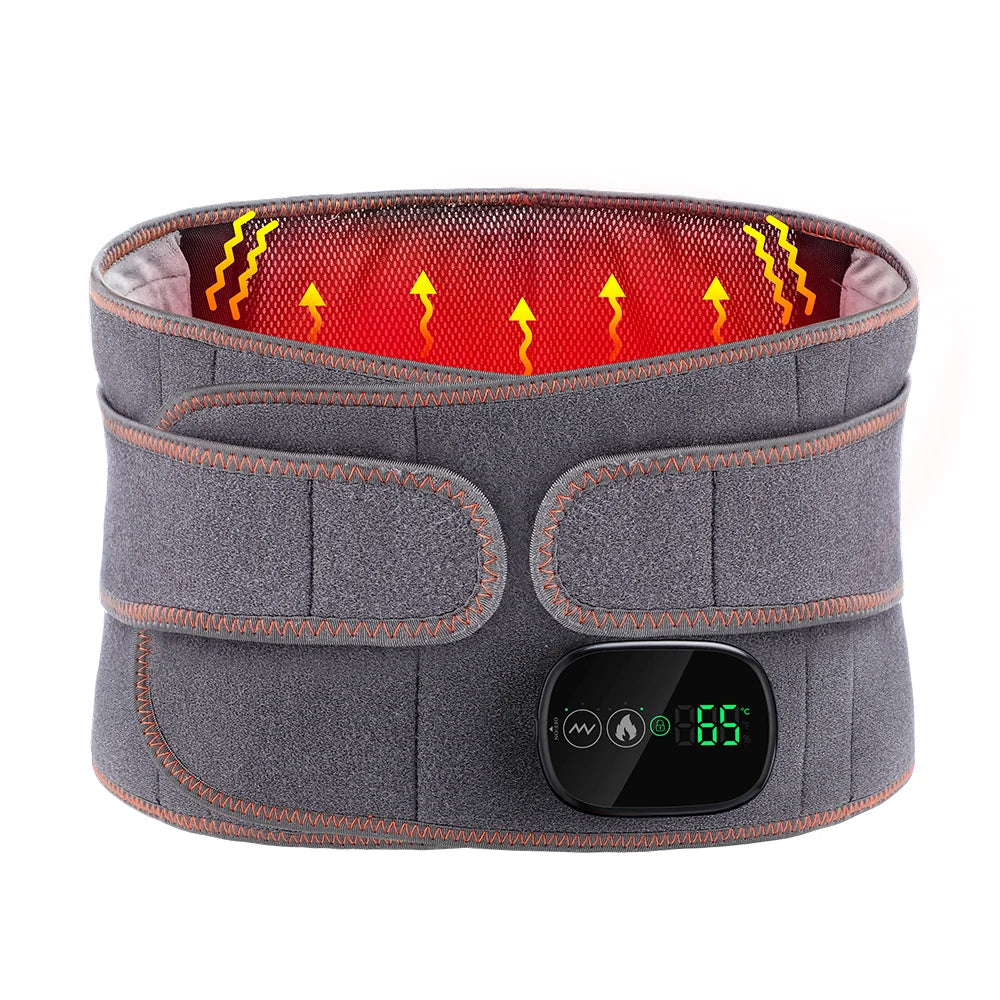 Hailicare Heating Vibration Massager Belt For Waist And Back