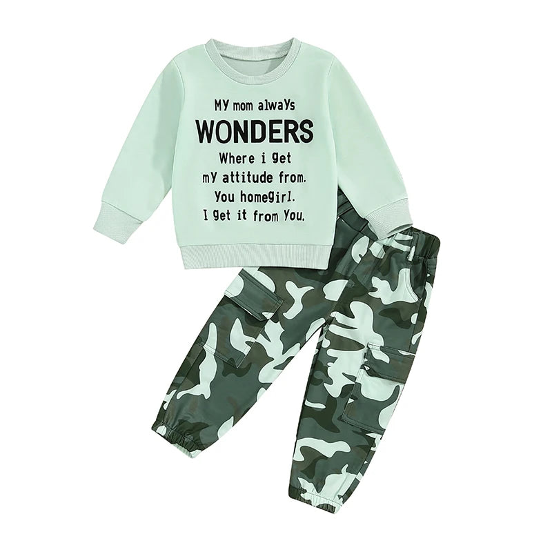 Pudcoco Girls Autumn 2 Piece Outfit With O Neck Top