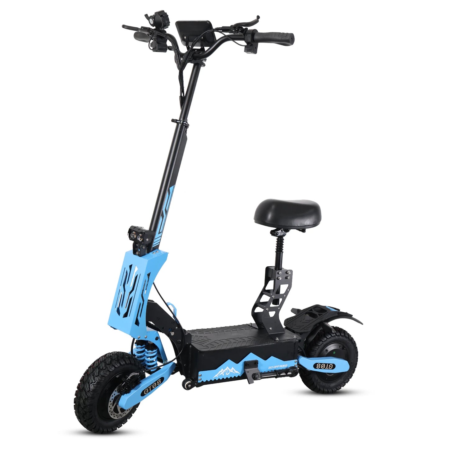 Arwibon 5600W Dual Motor Electric Scooter 46 MPH Off Road