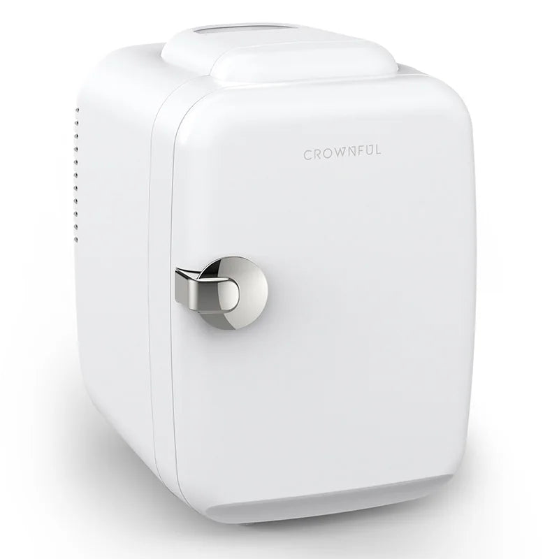 Crownful Beauty Makeup Skincare Mini Fridge AC DC Car Refrigerator