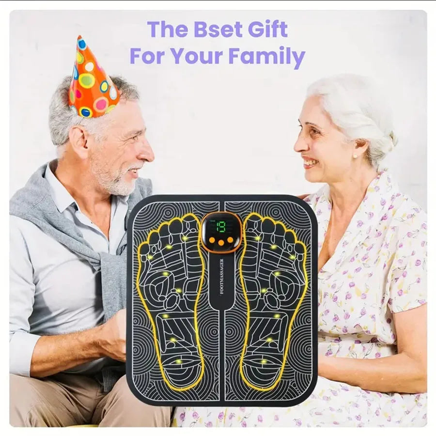 EMS Foot Massager With LCD Display And Remote Control