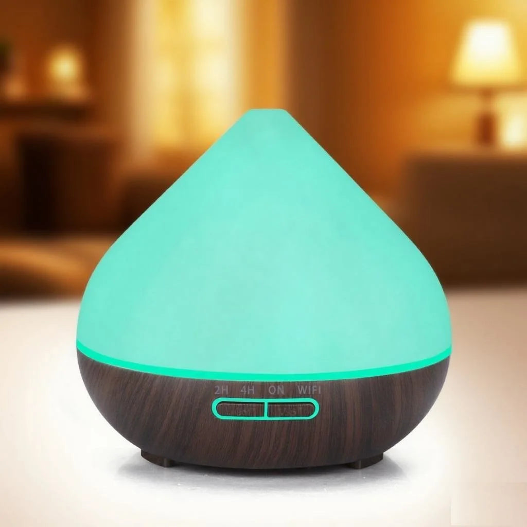 Miflame Ultrasonic Air Humidifier Aromatherapy Diffuser With LED Night Lights