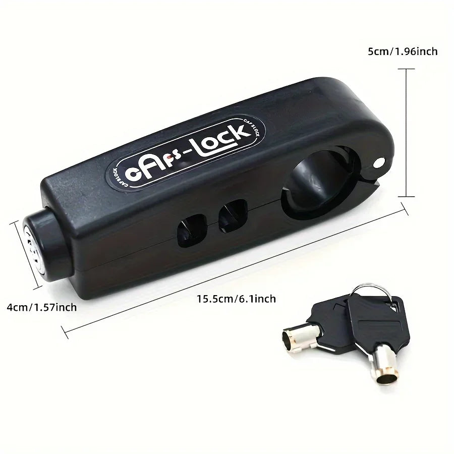 Portable Handlebar Lock For Electric Bikes And Scooters Theft Prevention