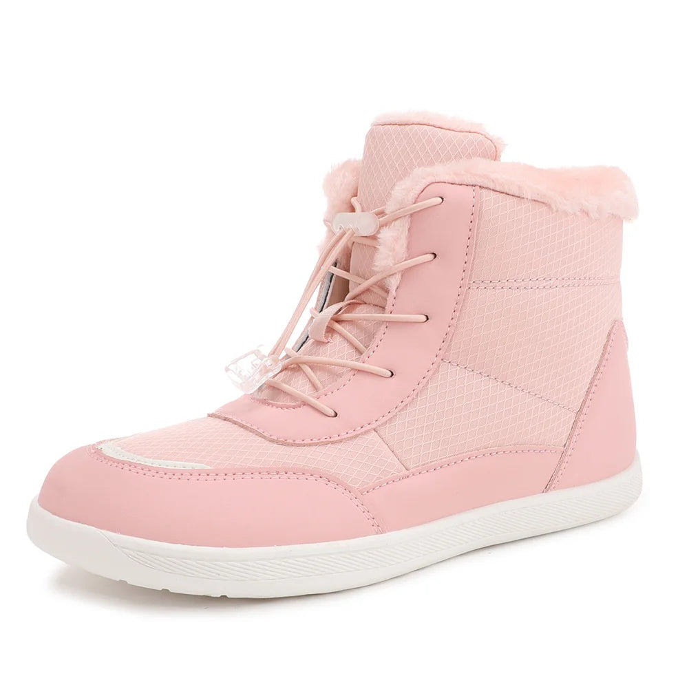 Shunmaii Women Winter Snow Boots Fur Lined Waterproof Anti Slip Wide Toe Box