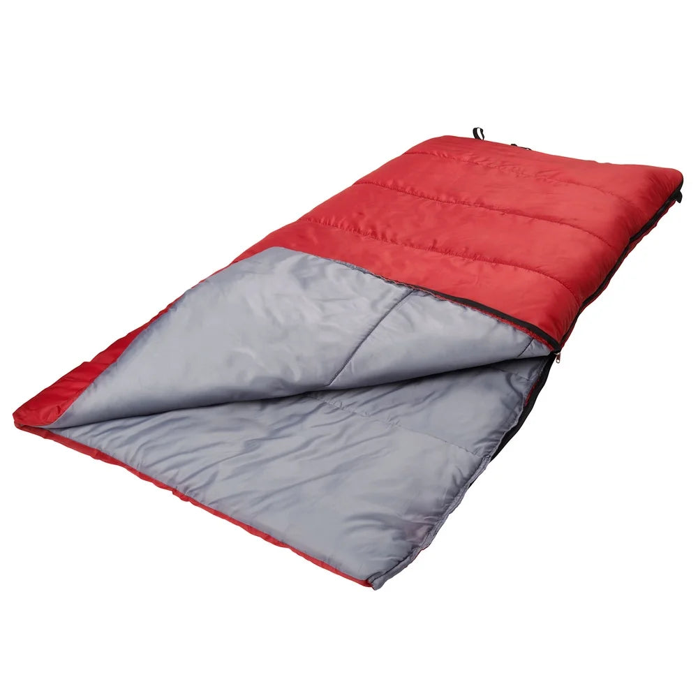 50F Warm Weather Sleeping Bag Lightweight Insulated Polyester Camping Quilt