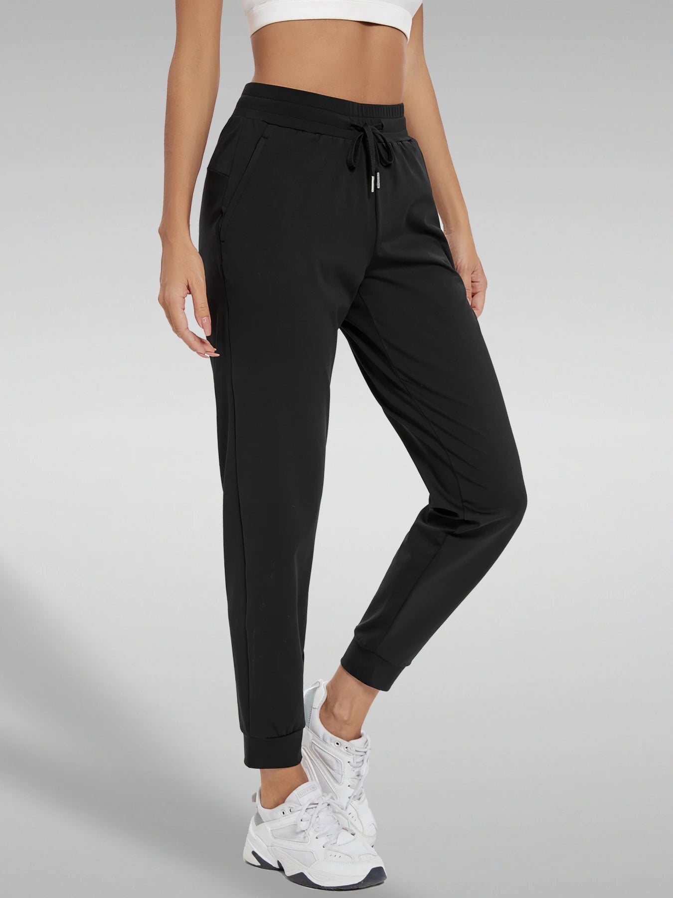 Women Joggers With Pockets High Waisted Athletic Yoga Pants