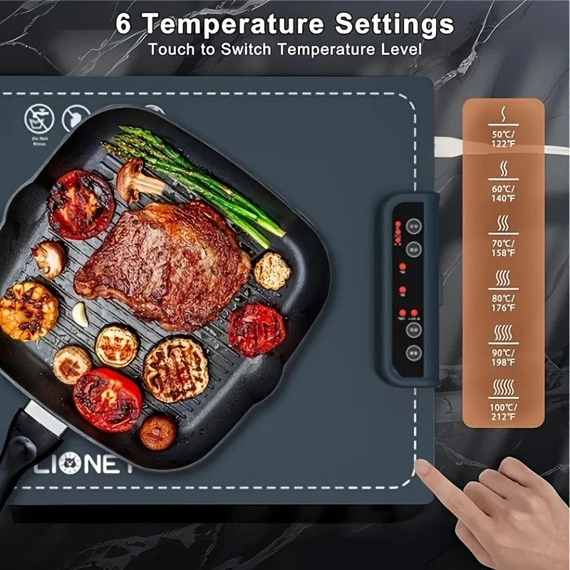 Food Heating Pad With Graphene Heating Film For Fast Full Surface Heating