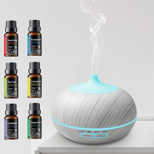 Miflame Essential Oil Humidifier Aromatherapy Vaporizer With Lights