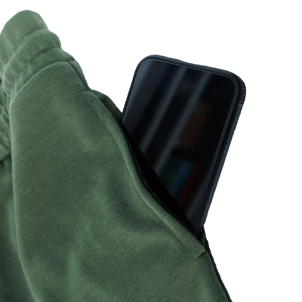 3 Pack Men's Fleece Lined Slim Fit Tech Joggers With Zipper Pockets