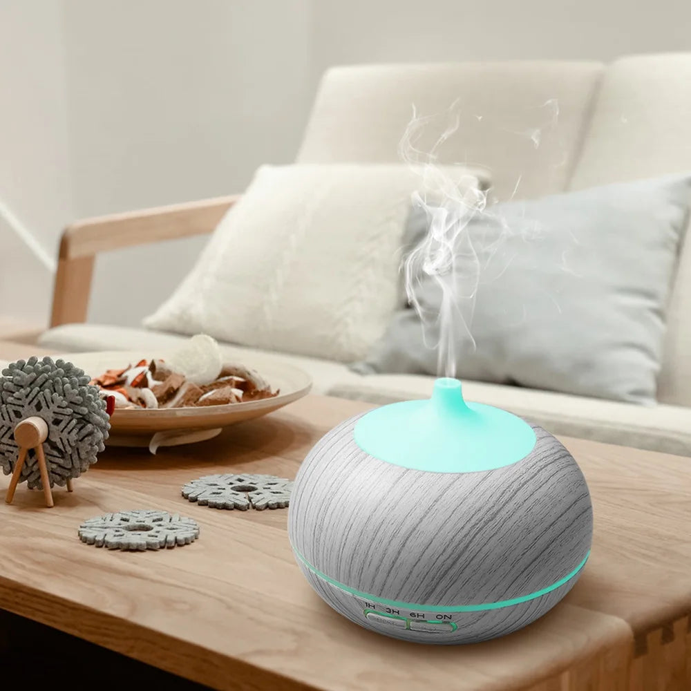 Miflame Essential Oil Humidifier Aromatherapy Vaporizer With Lights
