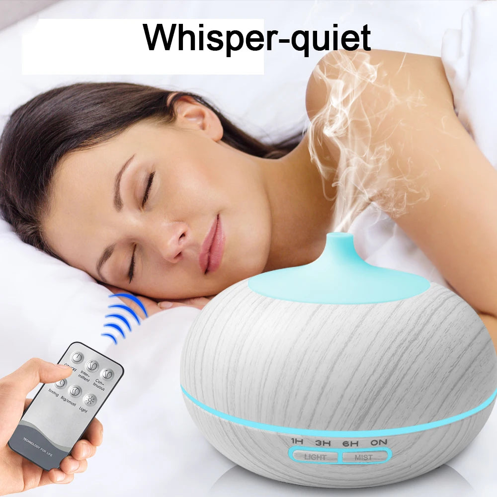 Miflame Essential Oil Humidifier Aromatherapy Vaporizer With Lights