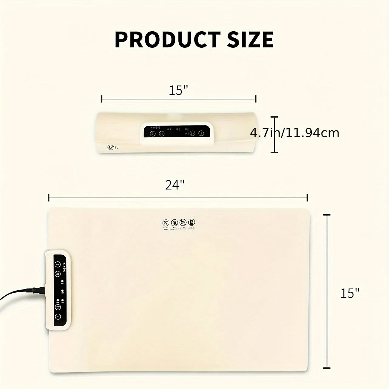 Food Heating Pad With Graphene Heating Film For Fast Full Surface Heating