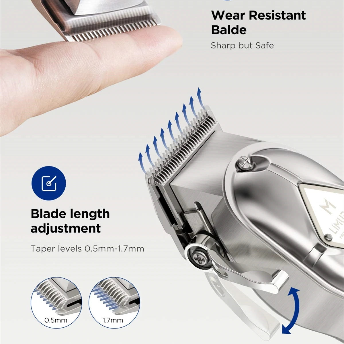 Fairywill Hair Clippers Cordless Grooming Kit For Men Rechargeable