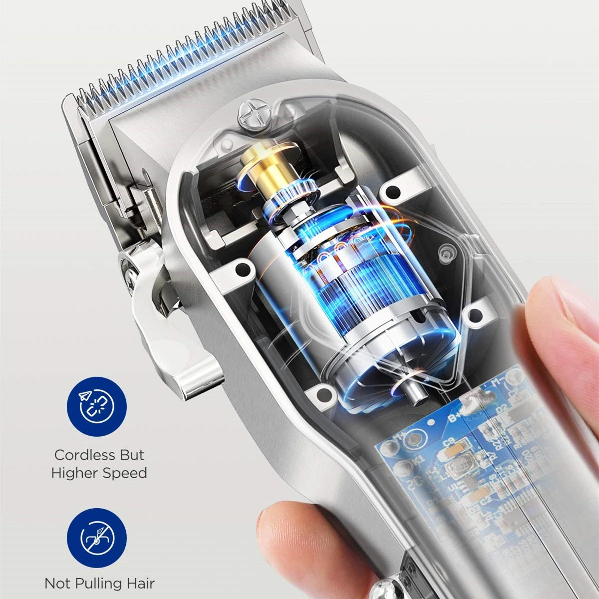 Fairywill Hair Clippers Cordless Grooming Kit For Men Rechargeable
