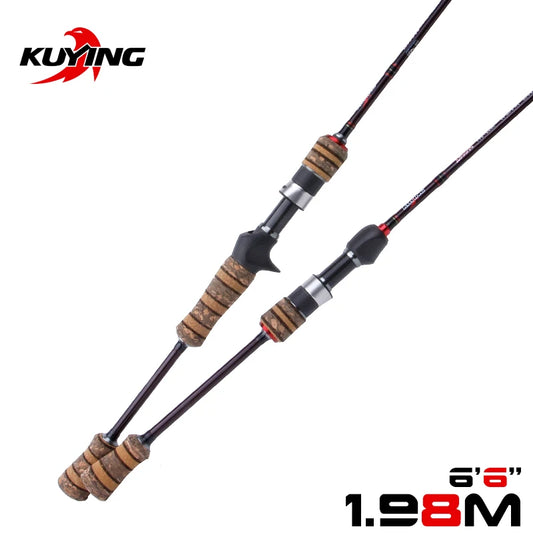 KUYING Teton Light Baitcasting Spinning Rod Carbon Fiber