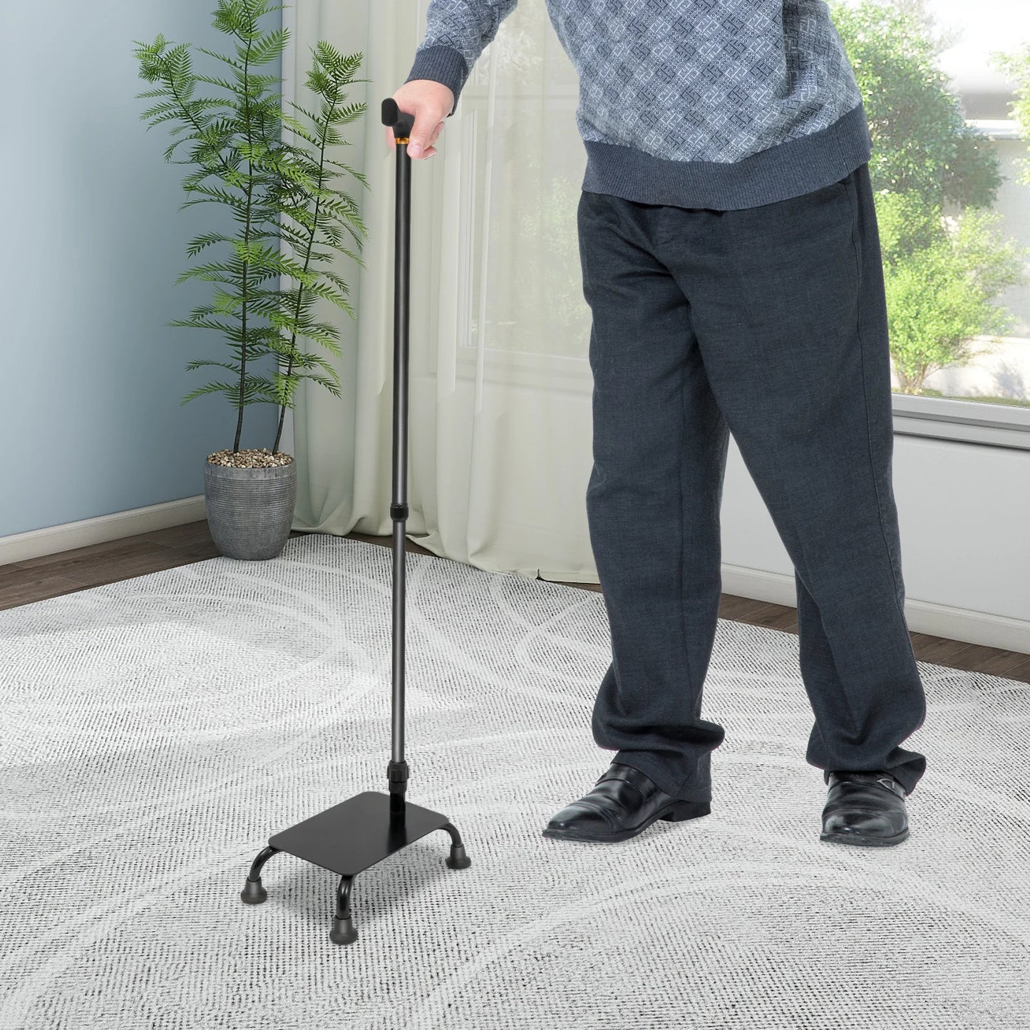 Stair Lift Walking Stick For Seniors Height Adjustable And Portable