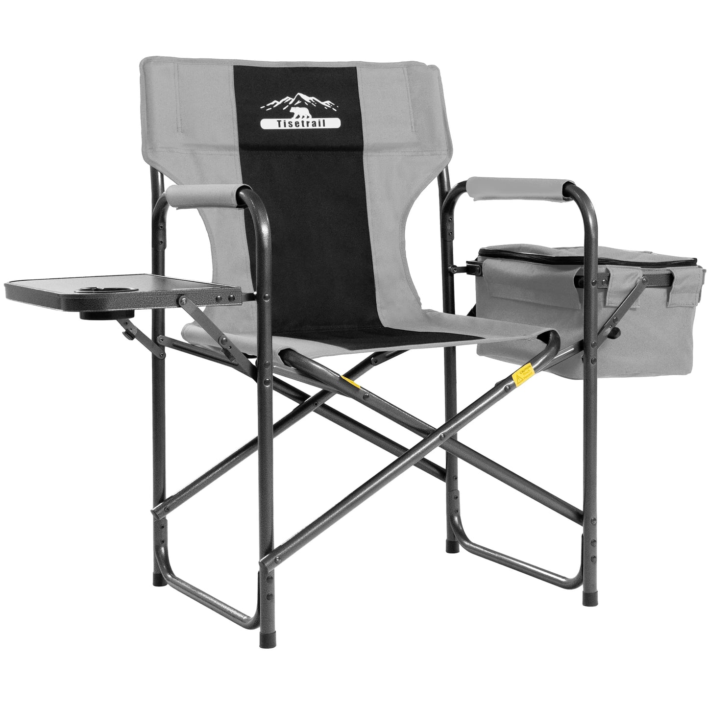 Tisetrail Director Camping Chair With Foldable Side Tray And Cooler