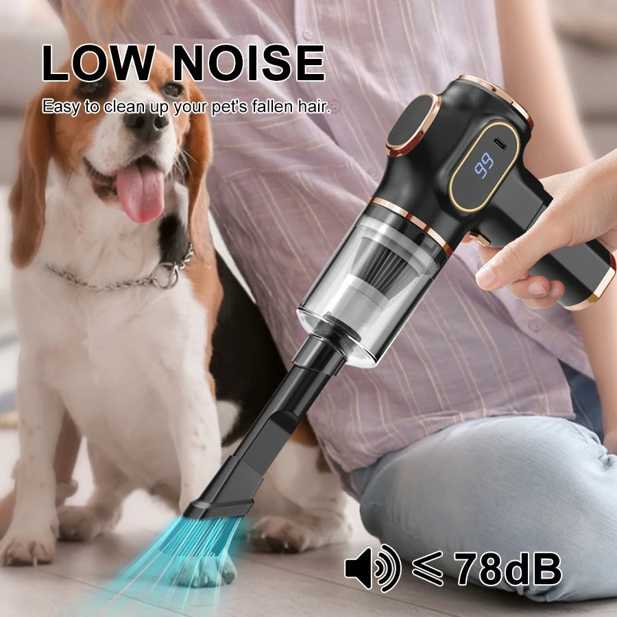 NEW home appliance portable powerful handheld vacuum cleaner, long battery life suitable for cleaning car and home debris