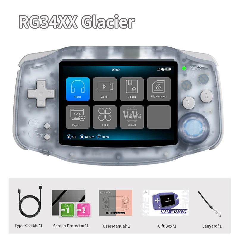 Anbernic RG34XX Retro Handheld Console With WiFi Bluetooth HDTV Output