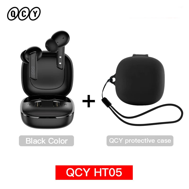 QCY HT05 ANC Wireless Earbuds 40dB Noise Cancelling Bluetooth 5.2