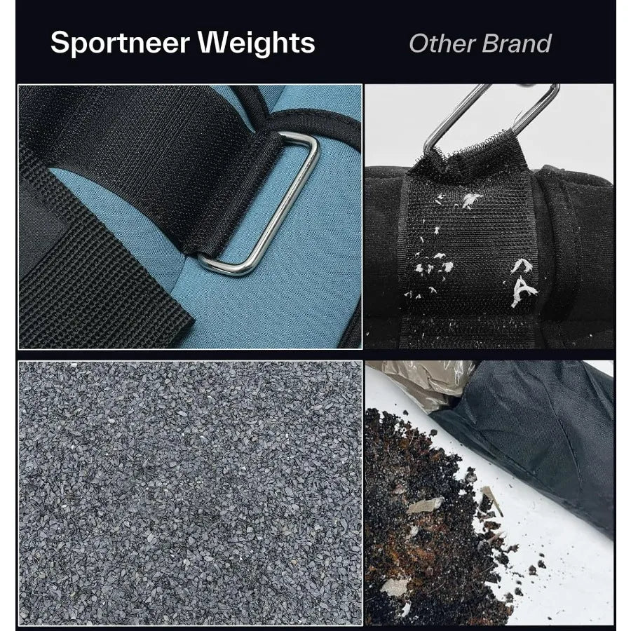 LISM Adjustable Ankle Weights For Strength Training And Running