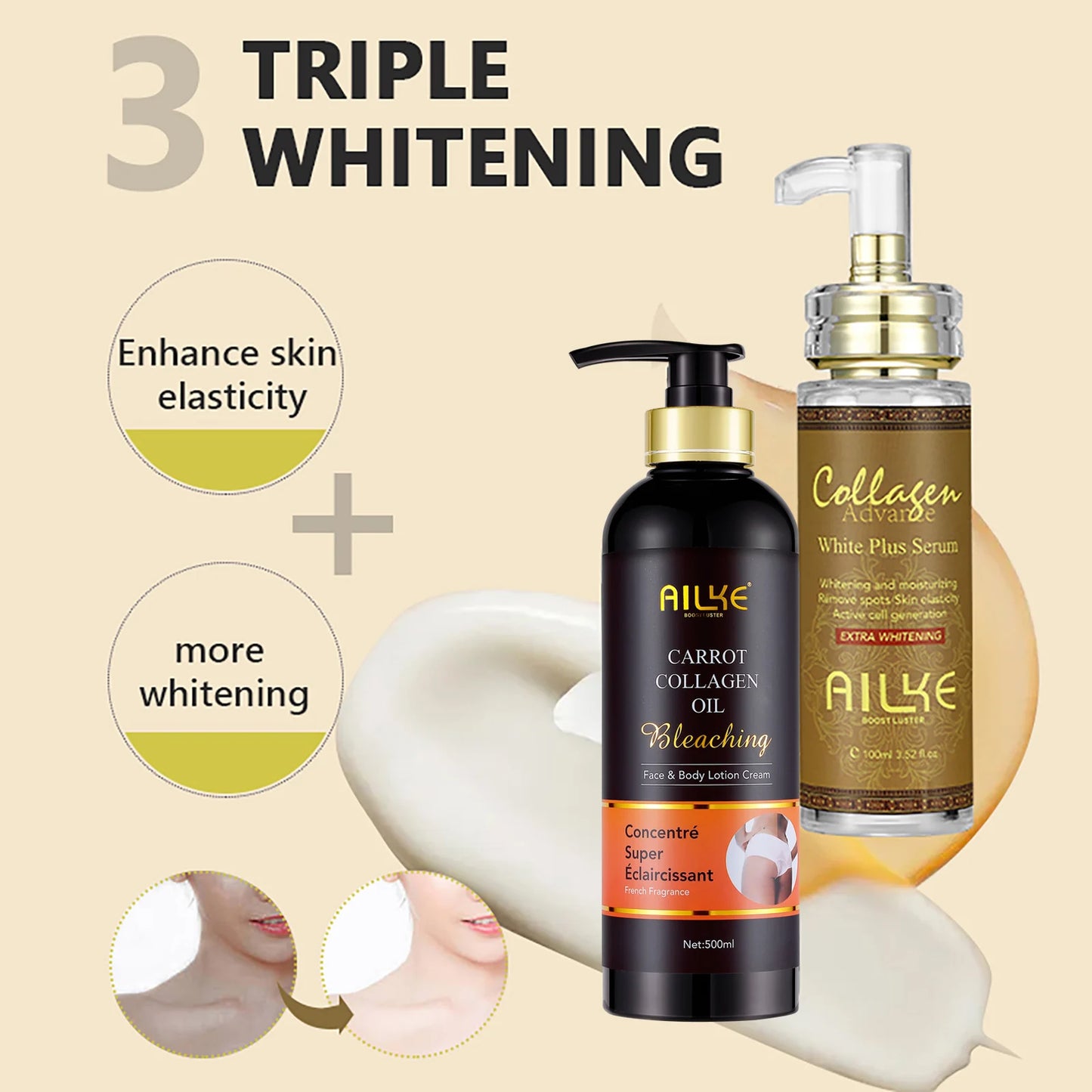 Kyliefit Collagen Whitening Cream for Skin Brightening and Even Tone