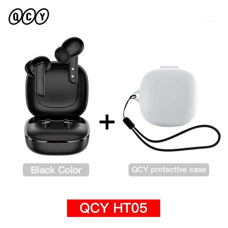 QCY HT05 ANC Wireless Earbuds 40dB Noise Cancelling Bluetooth 5.2