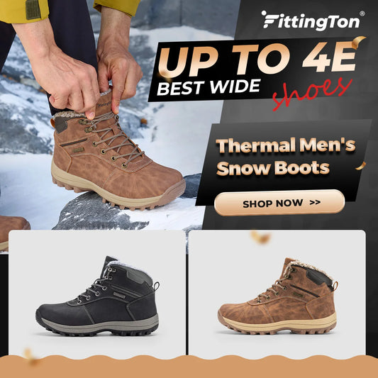 Winter Snow Boots For Men Warm Anti Slip Lightweight Footwear
