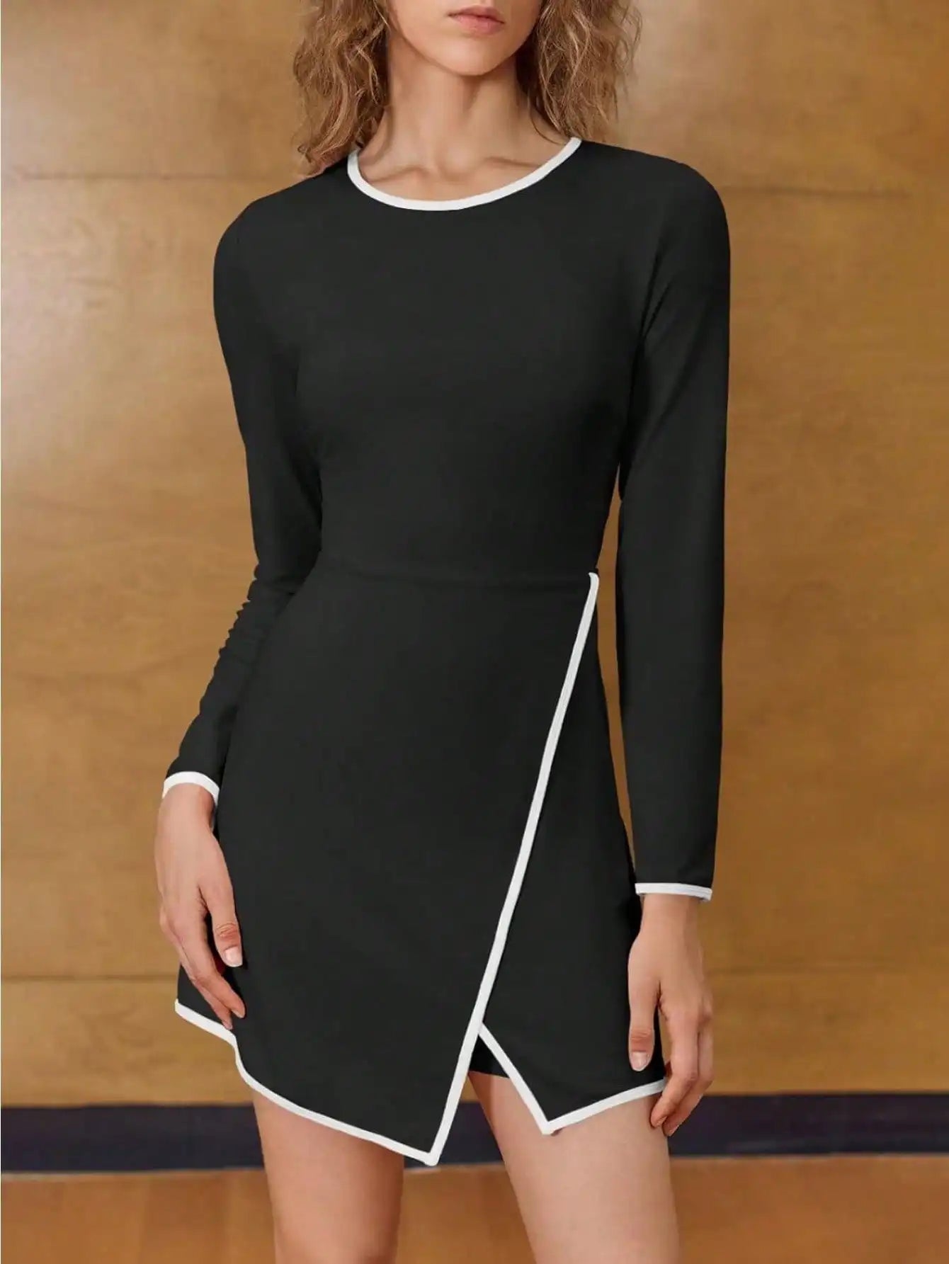 Fisoew Women's High Stretch Dress Built In Bra Pockets