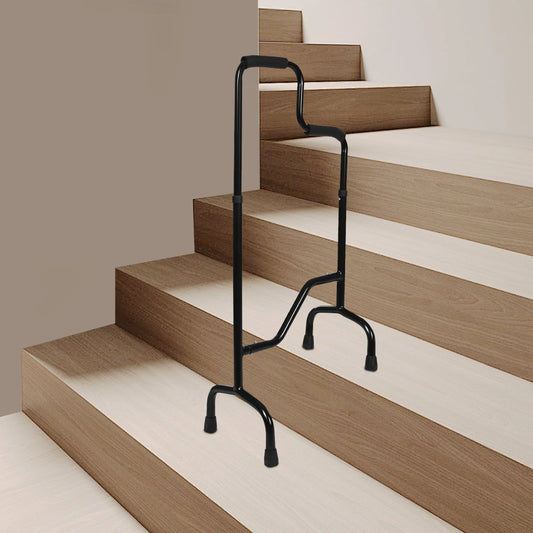 Stair Climbing Cane With Adjustable Height Non Slip Walking Stick