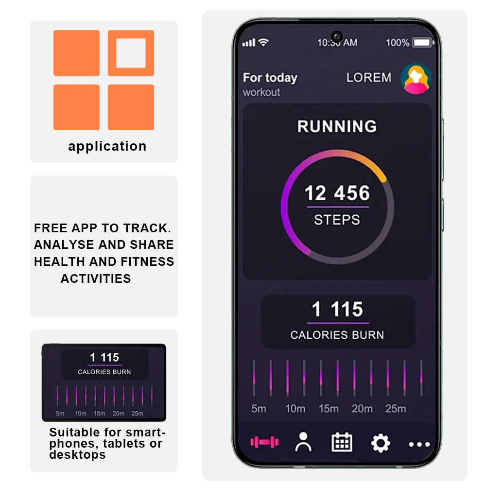 Anyloop Smartwatch for Women With 400 Watch Faces Health Tracking