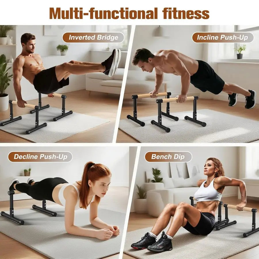 XMSJ Dip Station Heavy Duty Dip Bar Push Up Training