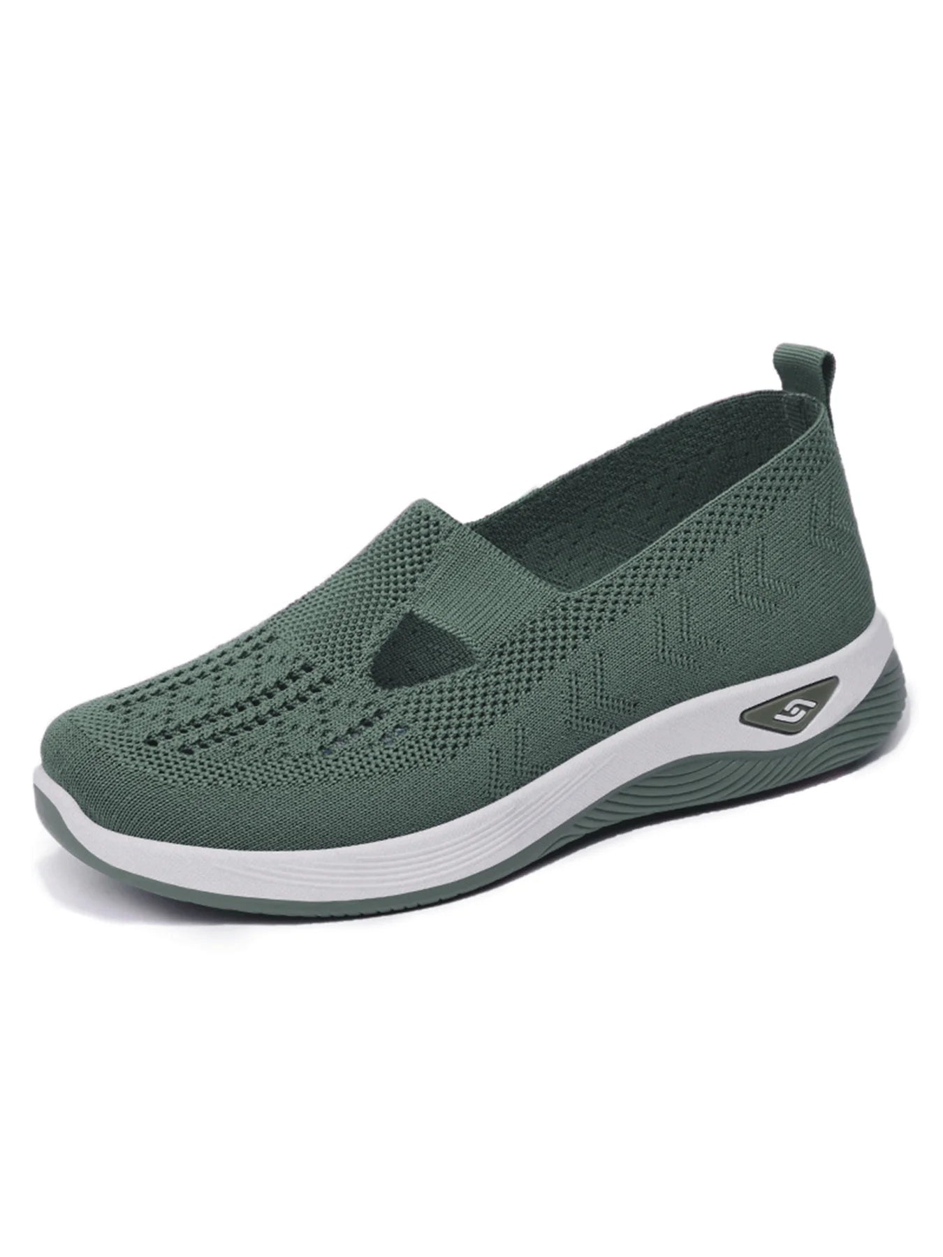 Breathable Women's Knitted Casual Sneakers Low Top Summer Shoes