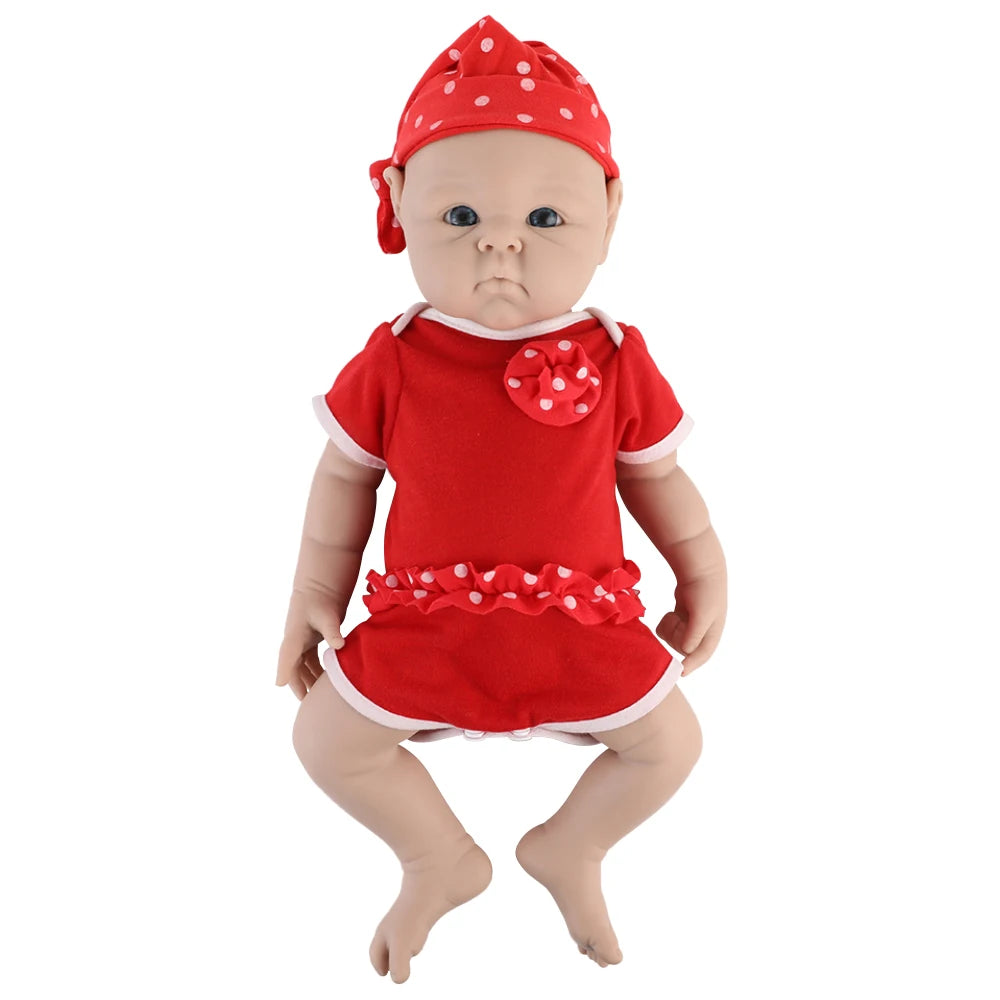 IVITA Reborn Silicone Baby Doll Unpainted Realistic Toy For Kids