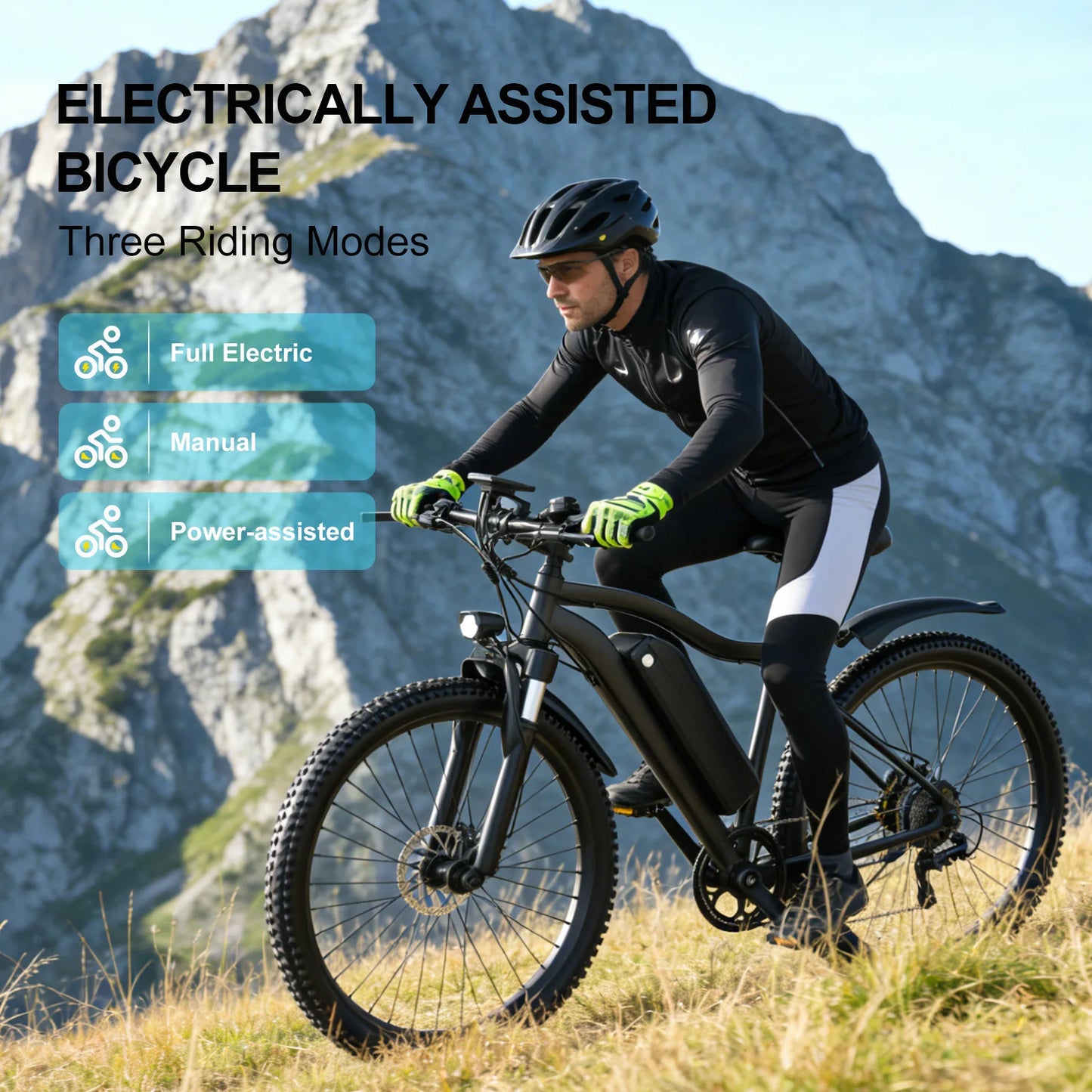 Toofly Electric Mountain Ebike 48V 500W Battery 13Ah