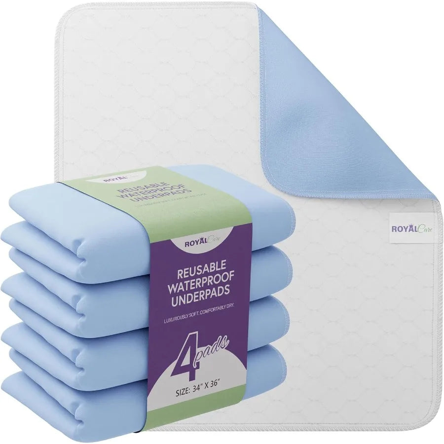 Incontinence Bed Pads Reusable Waterproof Underpads For Chairs And Mattresses