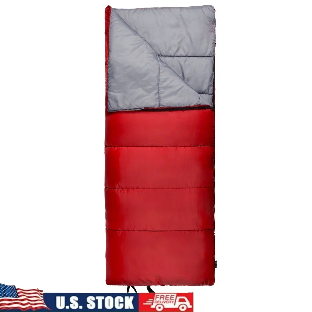 50F Warm Weather Sleeping Bag Lightweight Insulated Polyester Camping Quilt