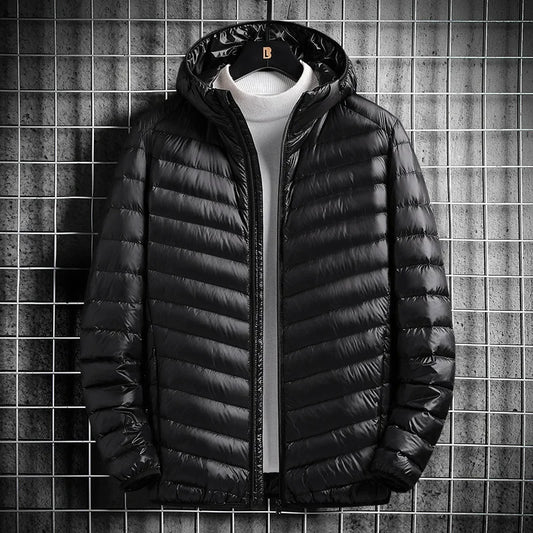 Guizhou Cotton Hooded Jacket For Winter Men Casual Outerwear