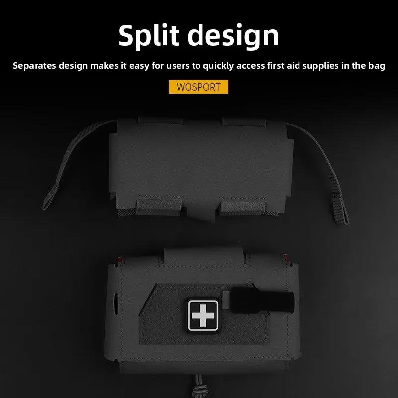 DKSTINYEE Compact Trauma Kit IFAK Pouch For Outdoors Survival