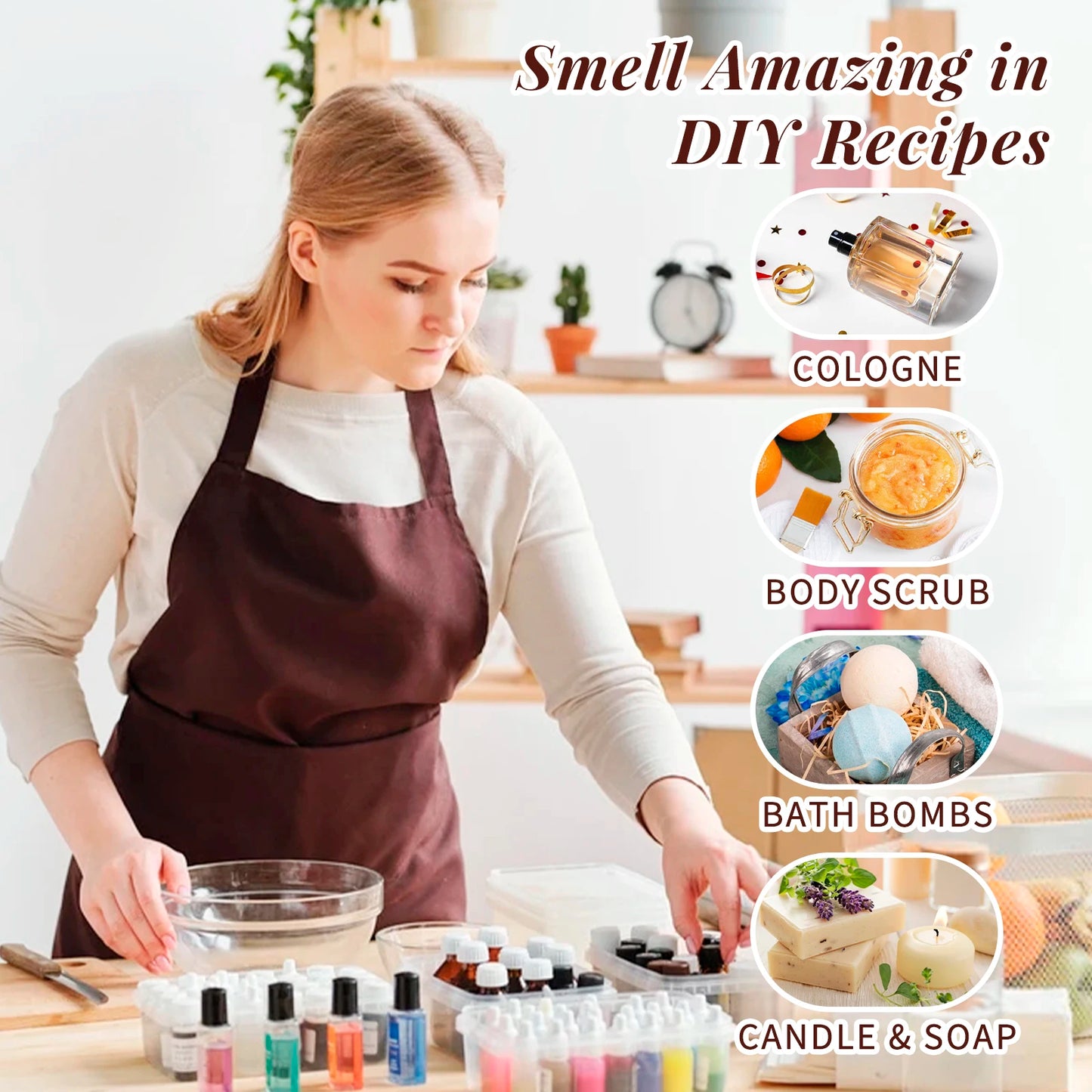 Hiqili Fragrance Oils Set Nature Theme For Aromatherapy Diffusers