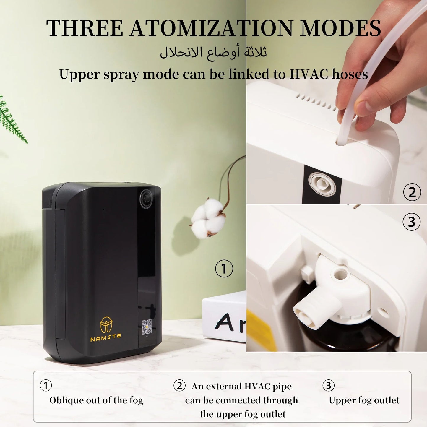 LUXPERFUME Bluetooth Aroma Diffuser 1500m3 500ML For Home