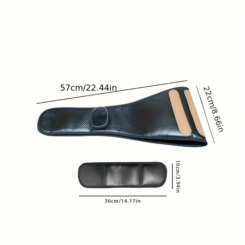 Waist And Abdominal Massager With Hot Compress Belt USB Charging