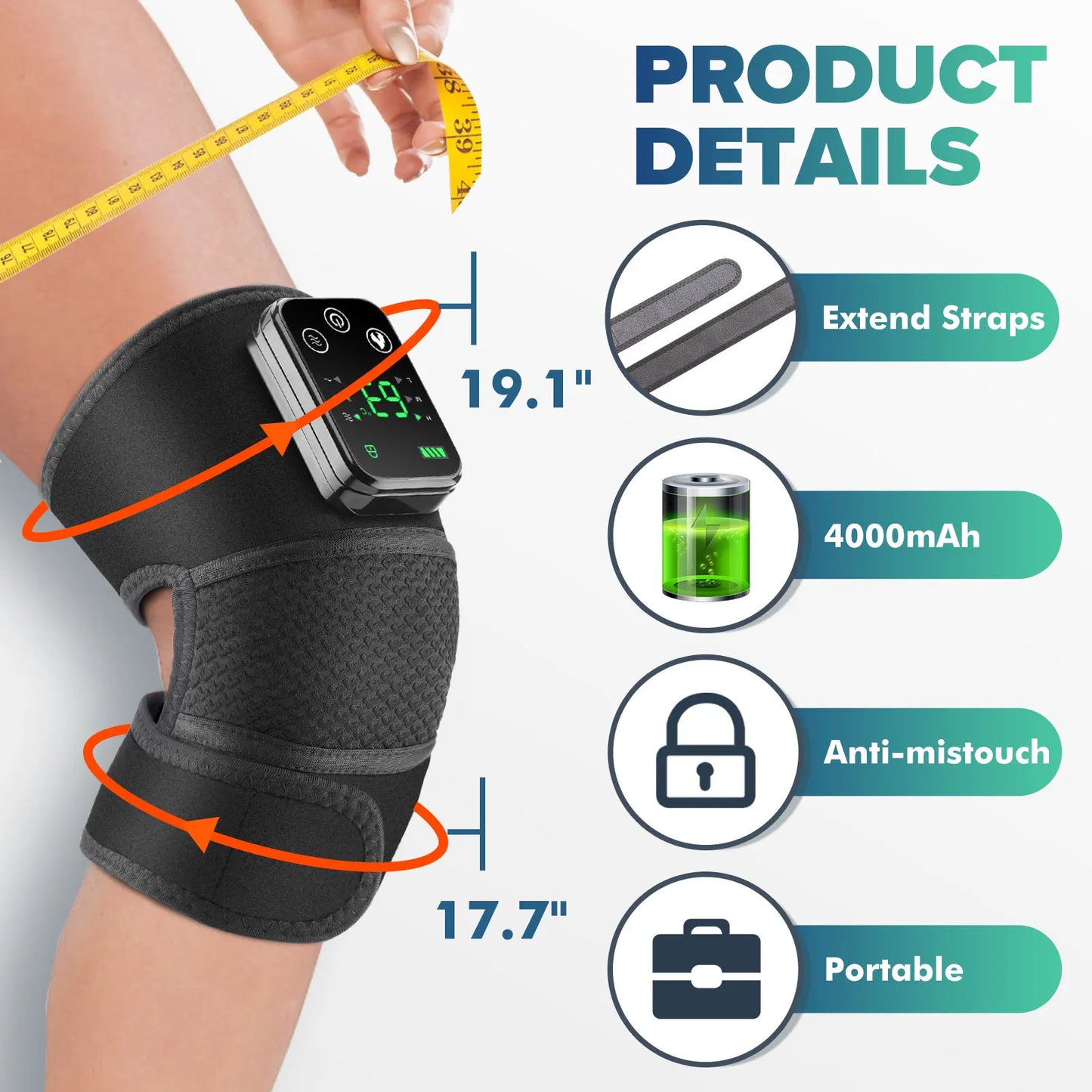 Intelligent Electric Heating Knee Massage And Warm Compress Device