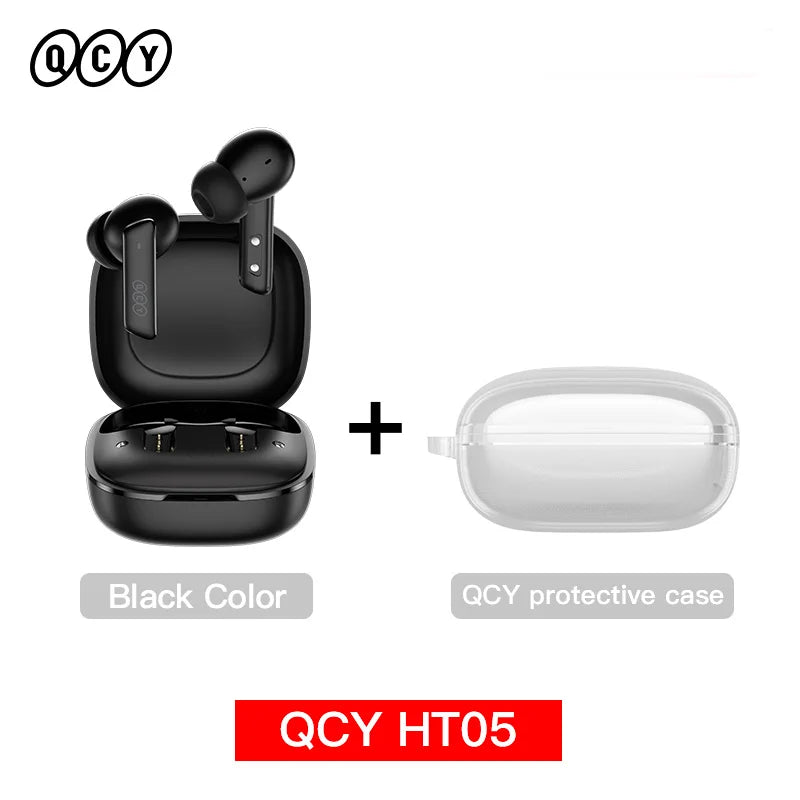 QCY HT05 ANC Wireless Earbuds 40dB Noise Cancelling Bluetooth 5.2