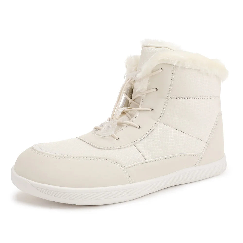 Shunmaii Women Winter Snow Boots Fur Lined Waterproof Anti Slip Wide Toe Box